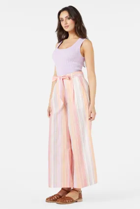 Stretchable Fit Polished Look Lyvia Stripe Pant