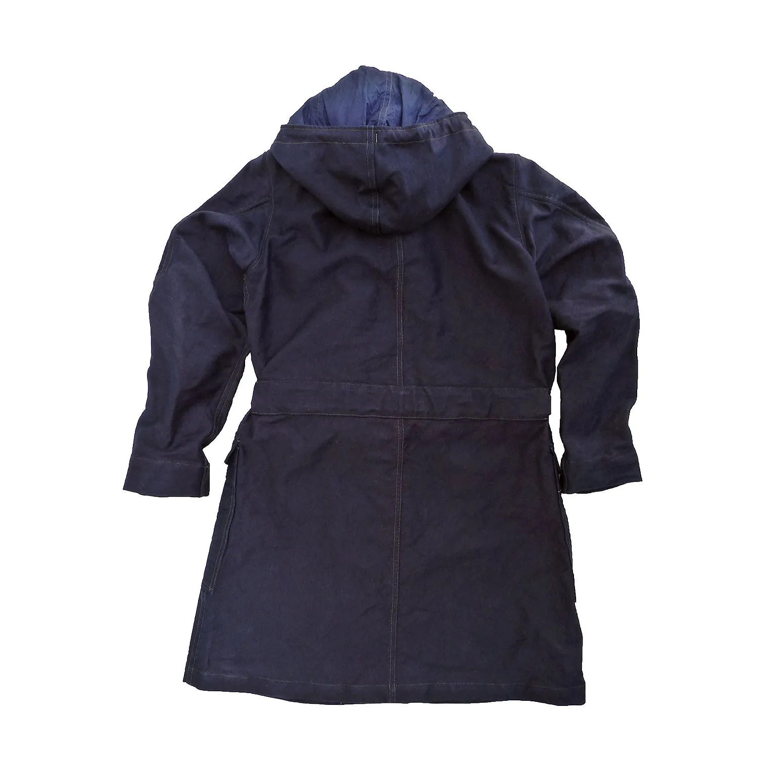 stain resistant coating M-17 Parka - Indigo-dyed Jungle Cloth