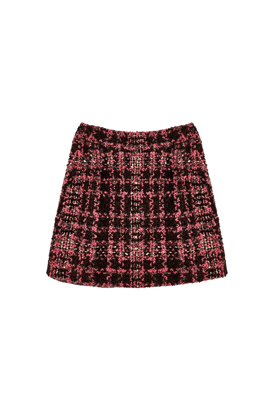 Cozy Material Maggie Mini Skirt - Chocolate Tweed