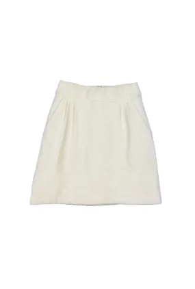 Minimal Vibe AntiStaticLining Maggie Mini Skirt - Oatmeal Wave