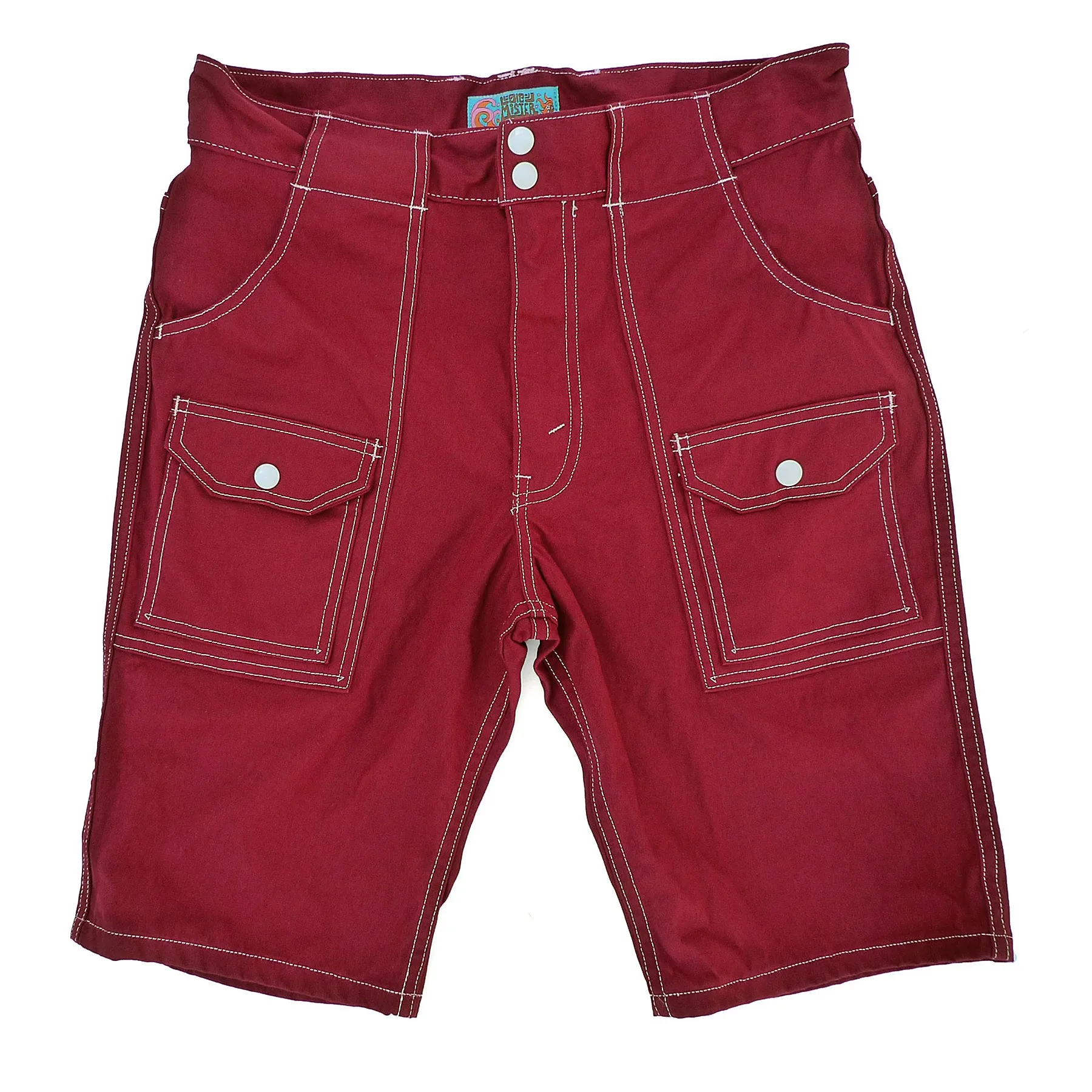 Manureva Deck Shorts - Cerise Dynamic Tension Control Weekend Casual