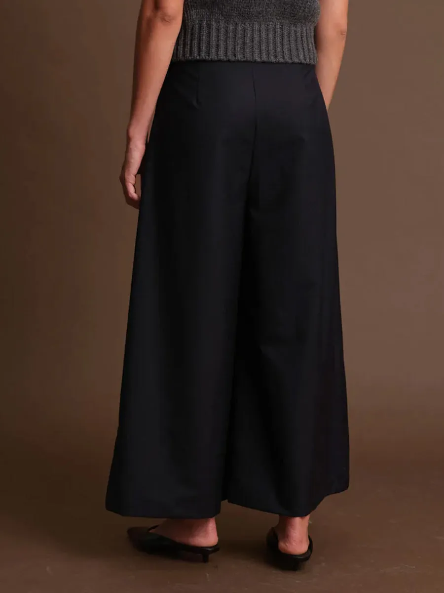 MARTIN PANT - DARK BLUE Flexible Design Ripstop Texture