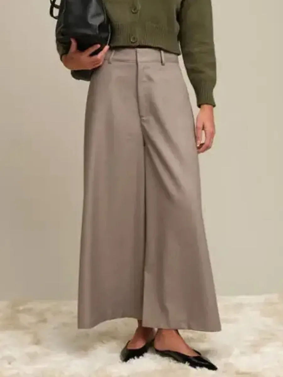 Sleek Waist MARTIN PANT - LIGHT GREY