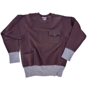 product beach style charm Comfort Design Mechanic Sweatshirt - Brown - Warehouse