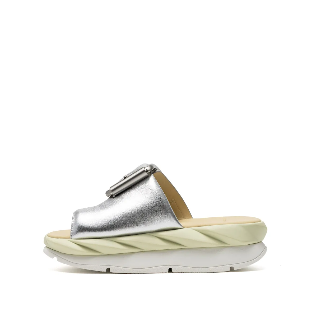 Relaxed sandals Impact protection MELLOW GLOW SILVER
