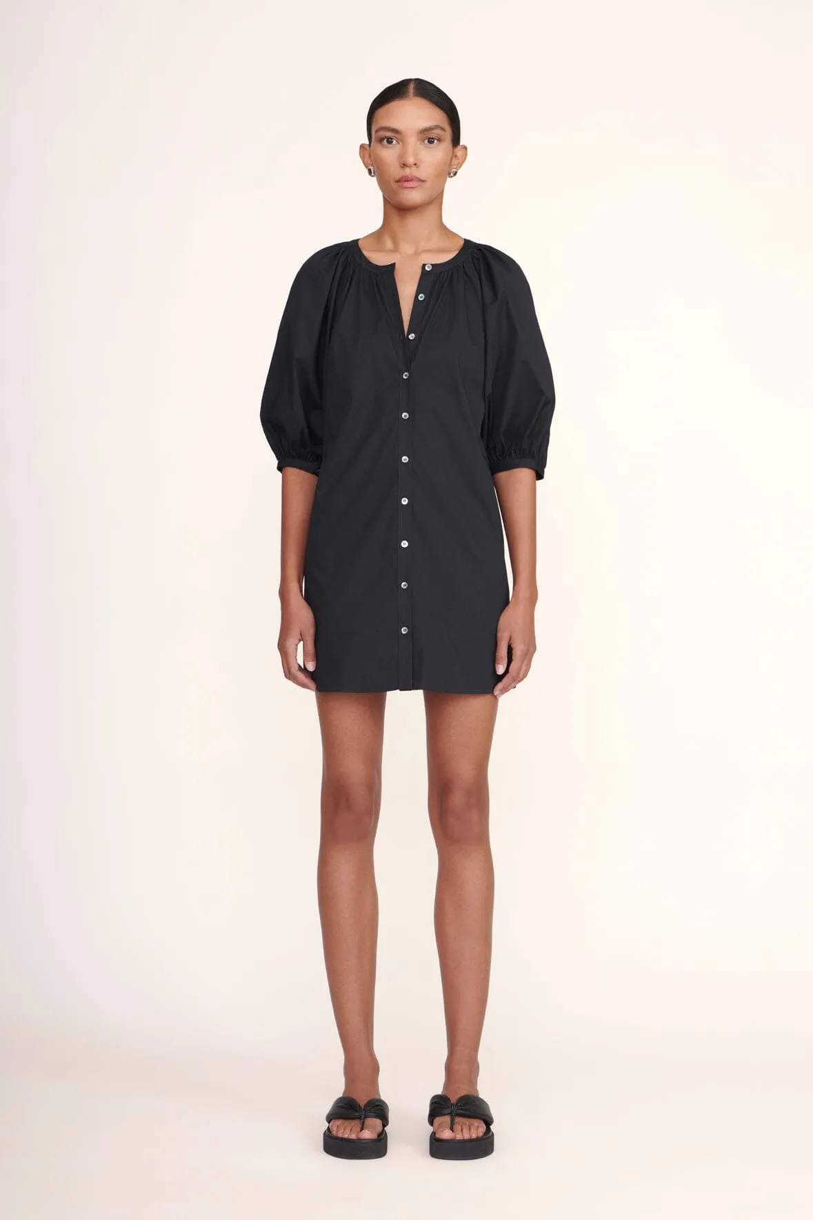 Simple Flow Romantic Bloom MINI VINCENT DRESS | BLACK