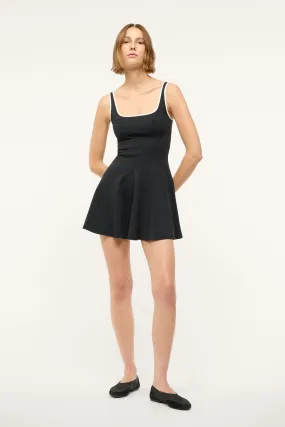 MINI WELLS SPORT DRESS | BLACK IVORY Monochrome Mood Sleek Tone