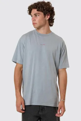 Minimal Thrills Merch Fit Tee Smog RollUpCuff EcoCertified Textile