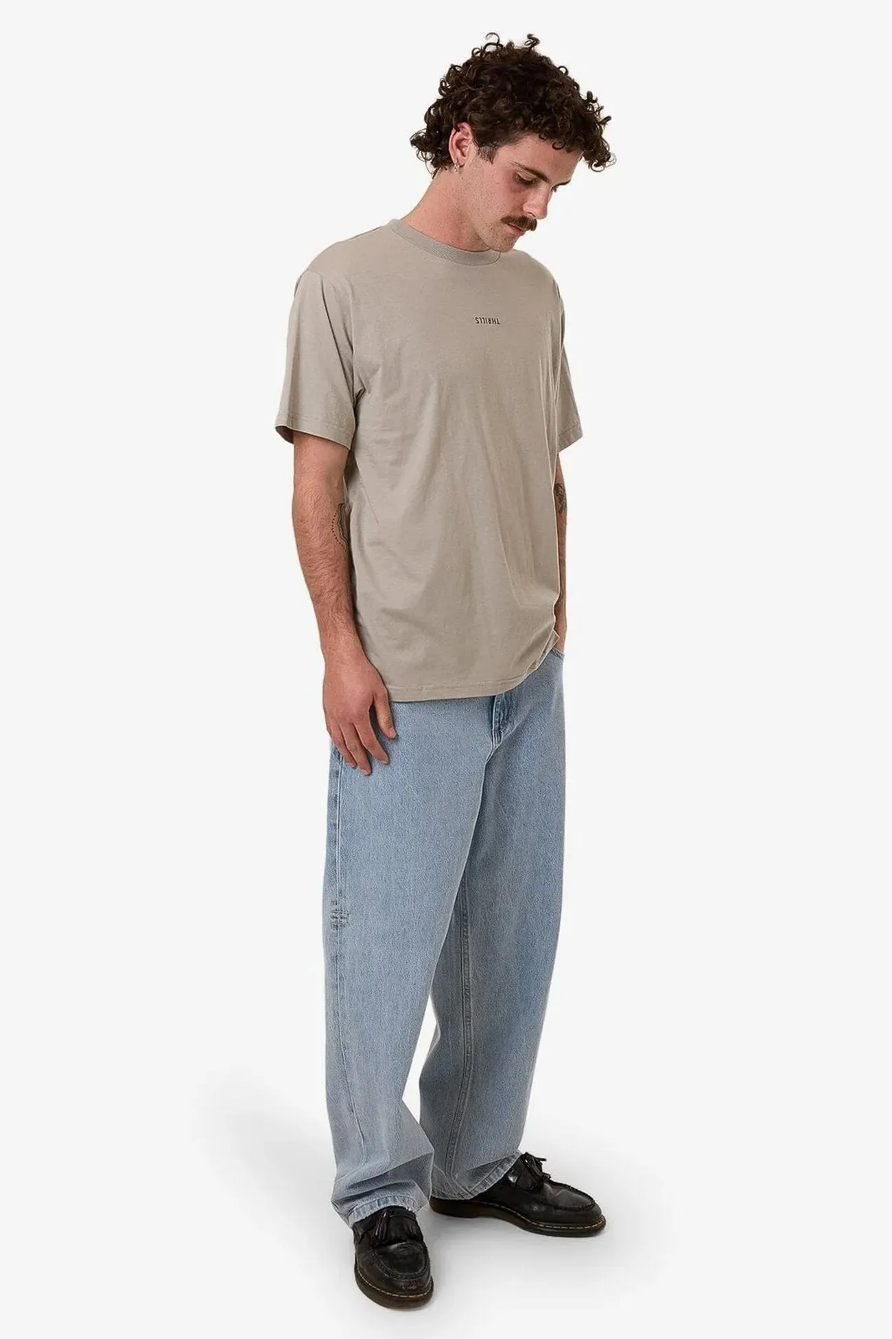 VNeckReinforcement Minimal Thrills Merch Fit Tee String
