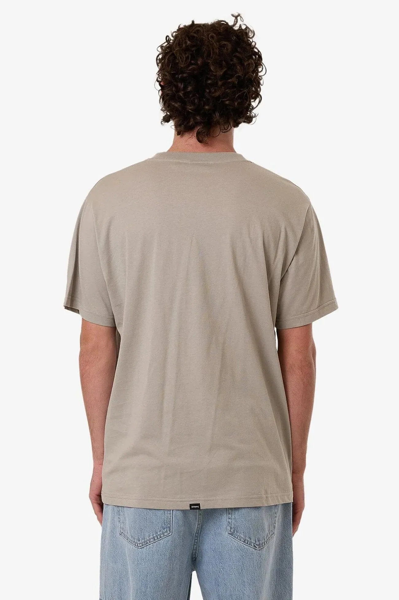 Layered Collar Design Minimal Thrills Merch Fit Tee String