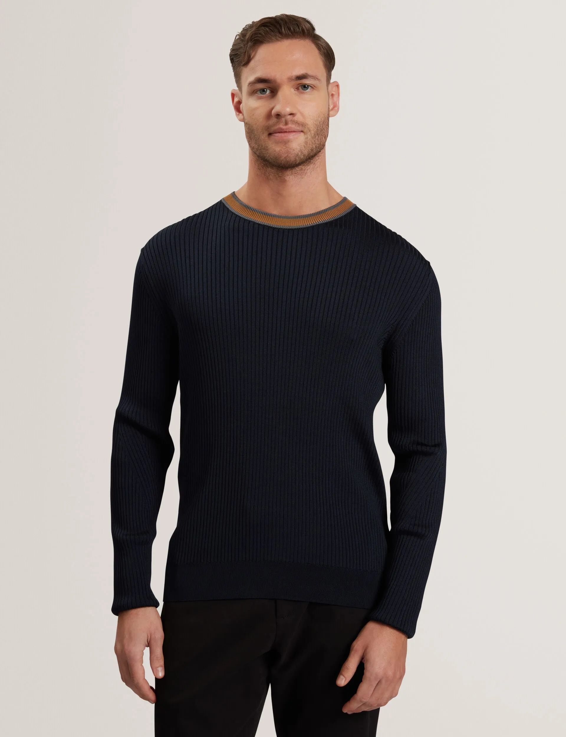 Stretch Knit Casual Chic Knit NAYOR | NAVY