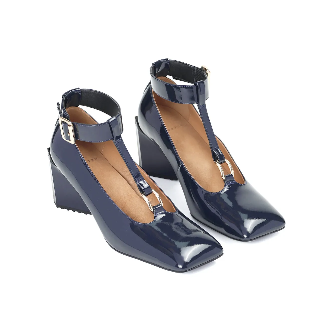Fashion Stiletto Sandals MIRROR THEA INDIGO