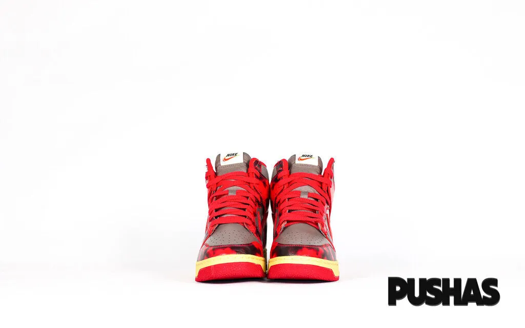 Dunk High 1985 'Red Acid Wash' Balanced weight