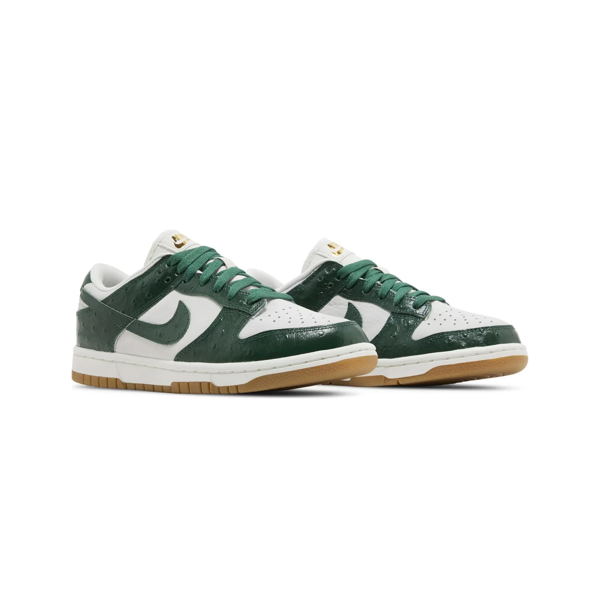 Synthetic Finish Adjustable Lace Closure Nike Dunk Low LX 'Gorge Green Ostrich' Women's (2024)