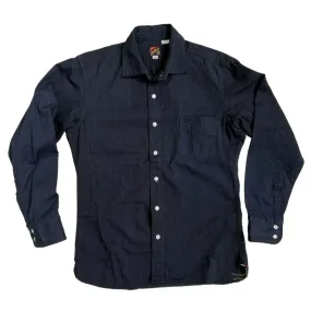 Aristocrat Shirt - NOS Double Indigo Twill Vibrant Colors Gradient effect