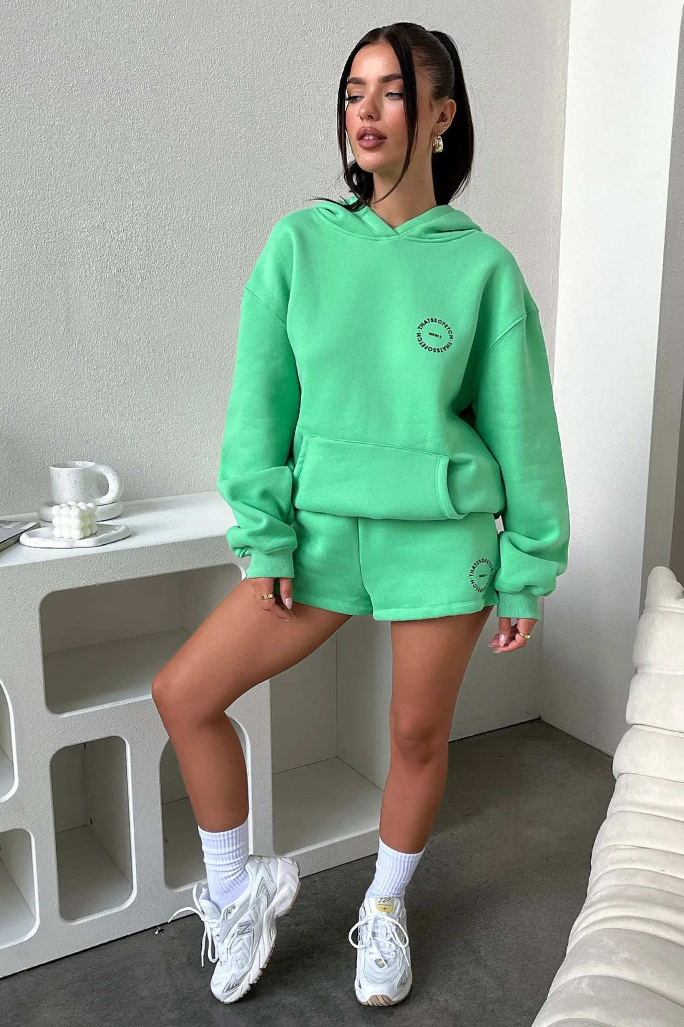 high waisted Body Stretch Series 8 Shorts - Green