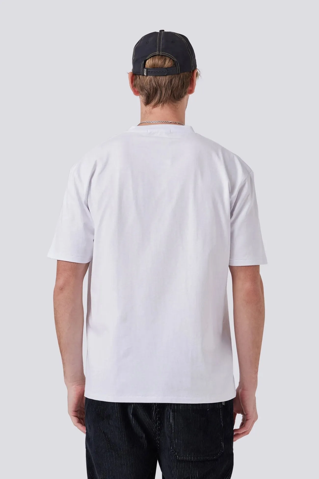 Dinkum Tee White SeamFree Knitting OdorControl