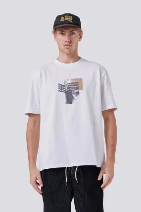 Dinkum Tee White Casual Long Sleeve Basic Tank