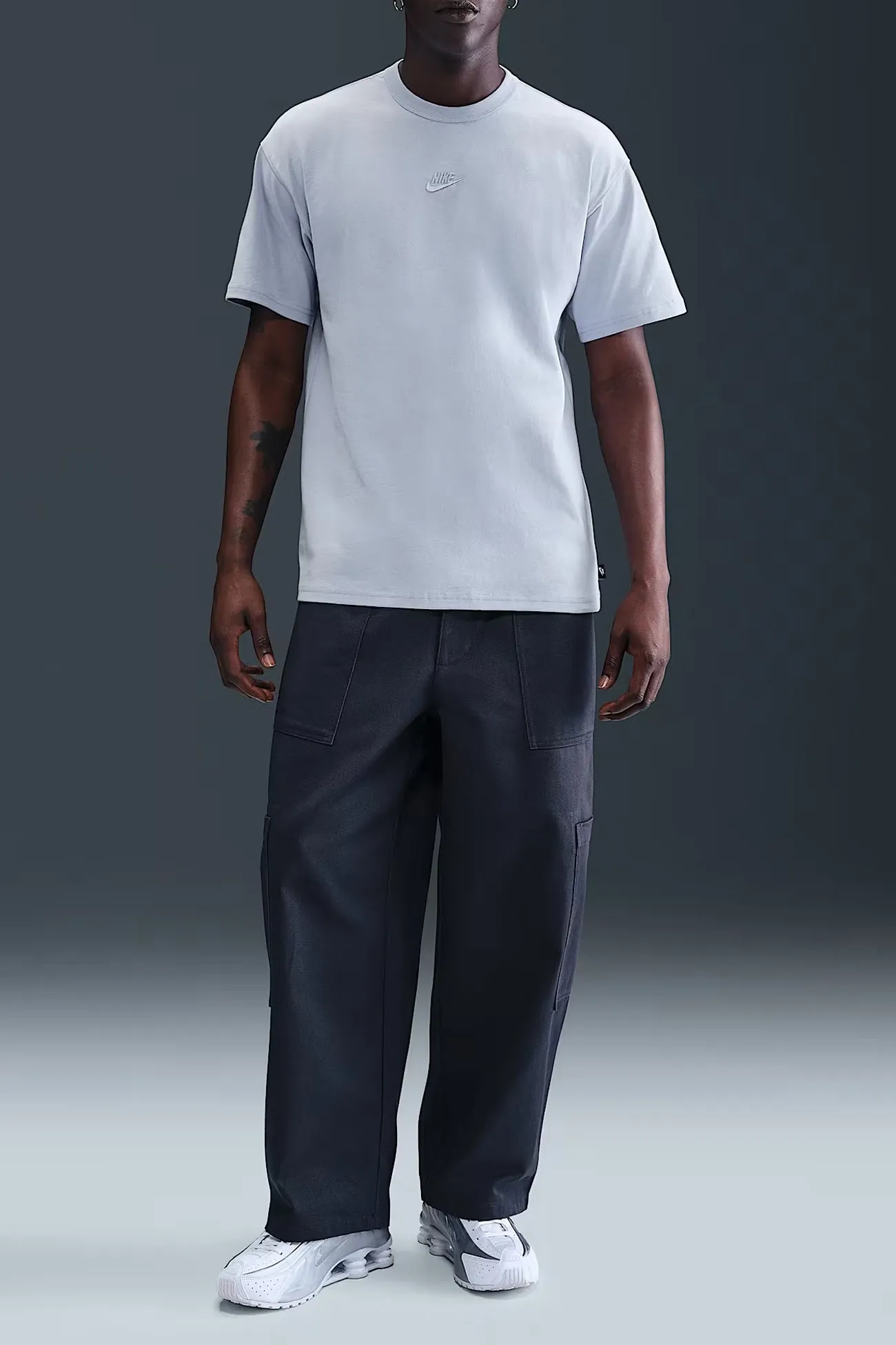 Odor Resistant Nike Sportswear Premium Essentials Tee Ghost