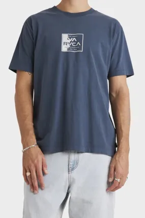 VA Torn Short Sleeve Tee Petrol Blue SublimatedPrint