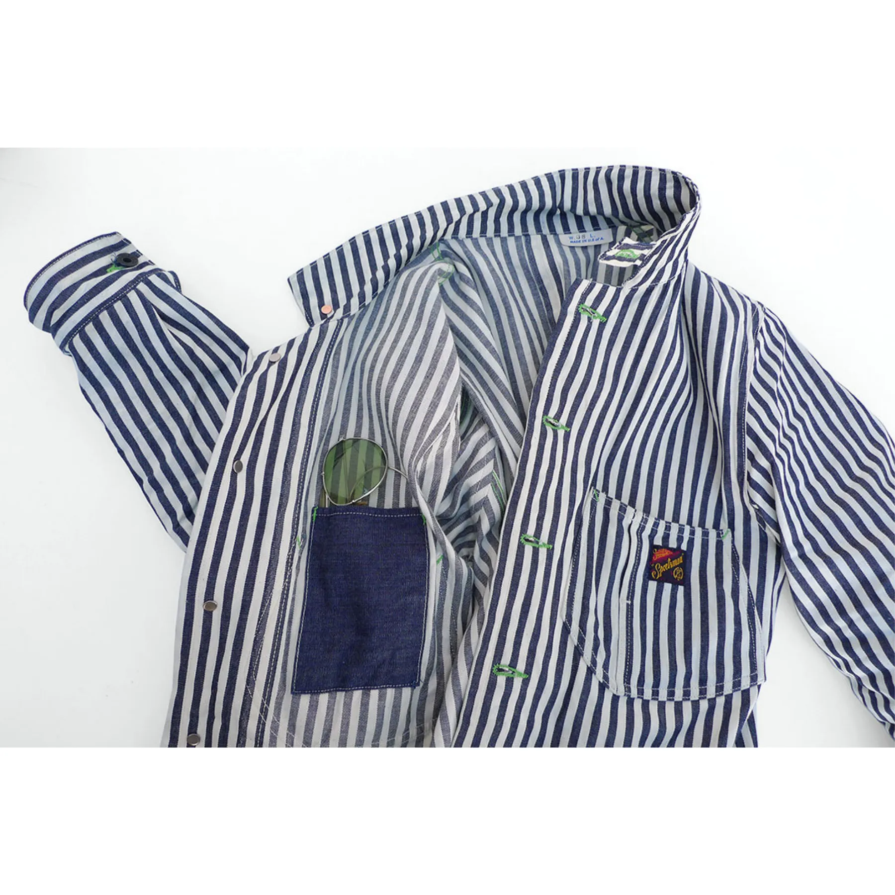 Minimal Detail Detachable Layers Conductor Jacket - NOS Hickory