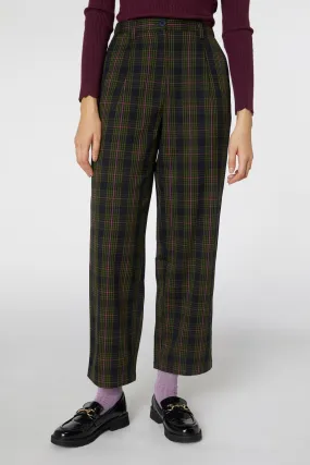 Anti Chafe Lining Stretch Panels Molly Check Pant