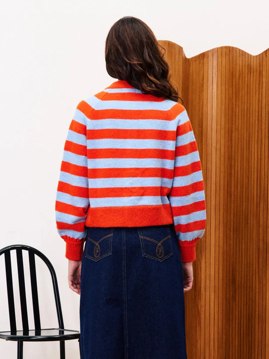 MORAND CARDIGAN - ROUGE UltraSoftInterior