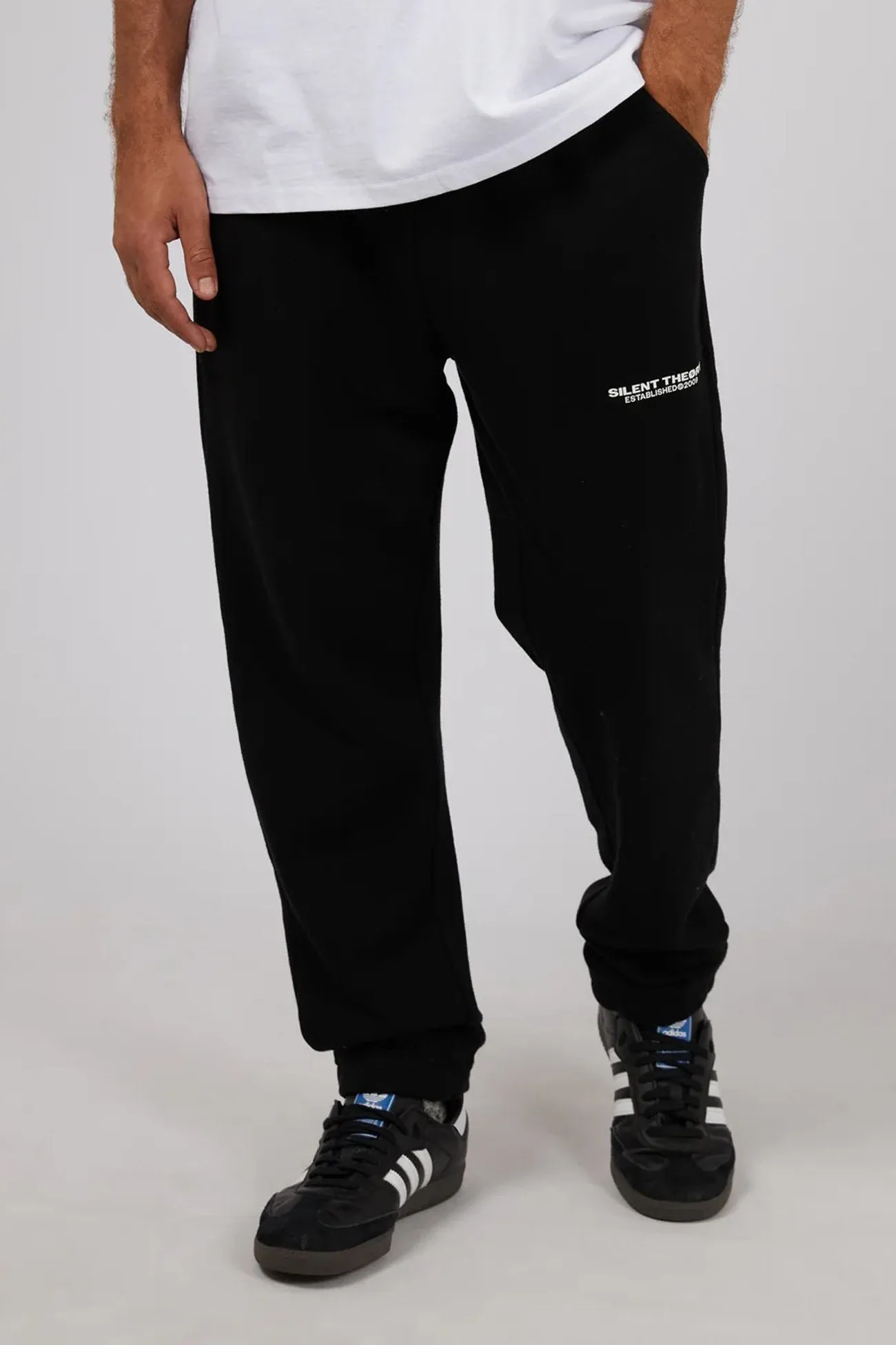 Essential Theory Track Pant Black Breathable mesh Practical Fit