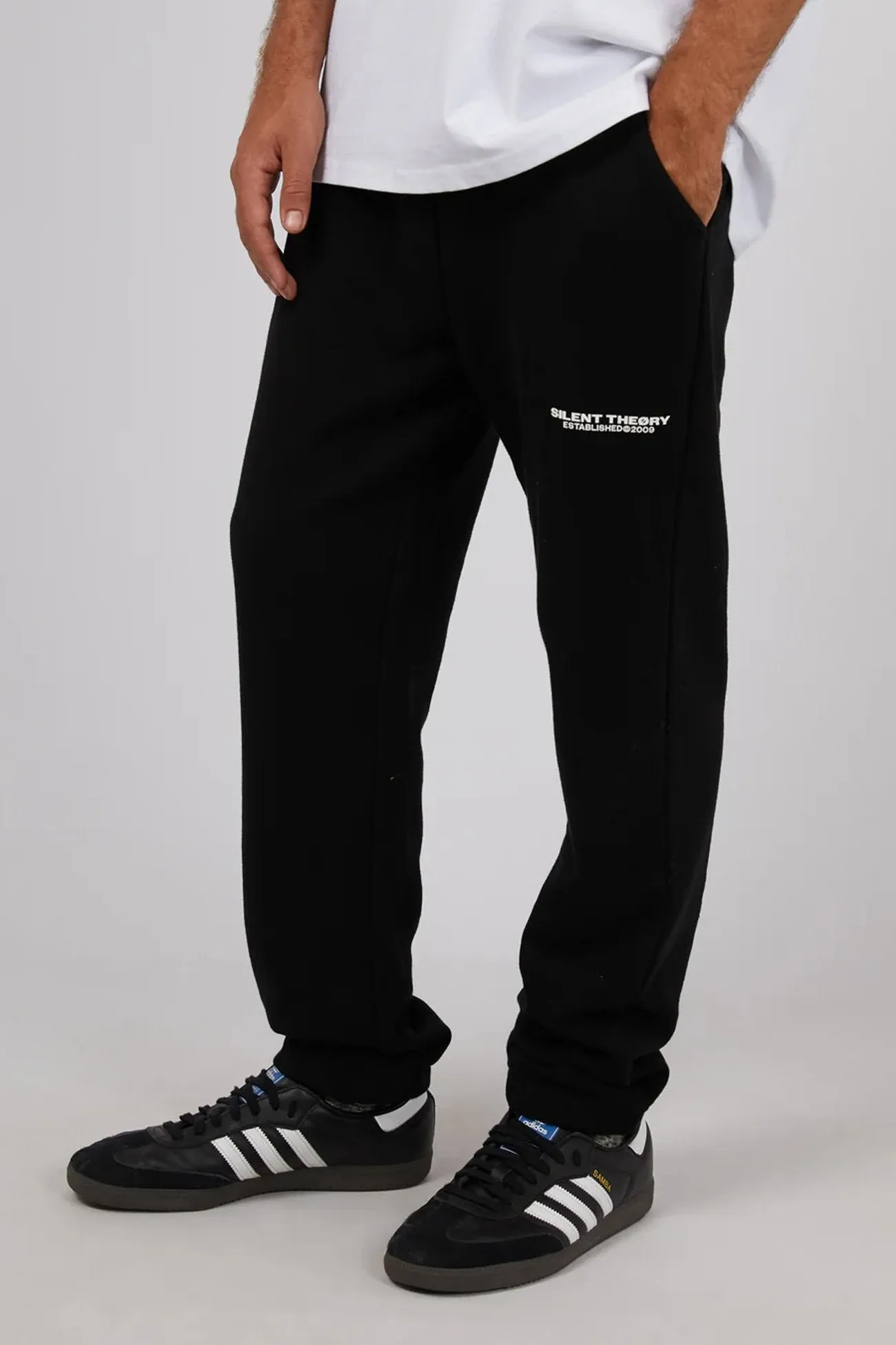 Essential Theory Track Pant Black Secure fit
