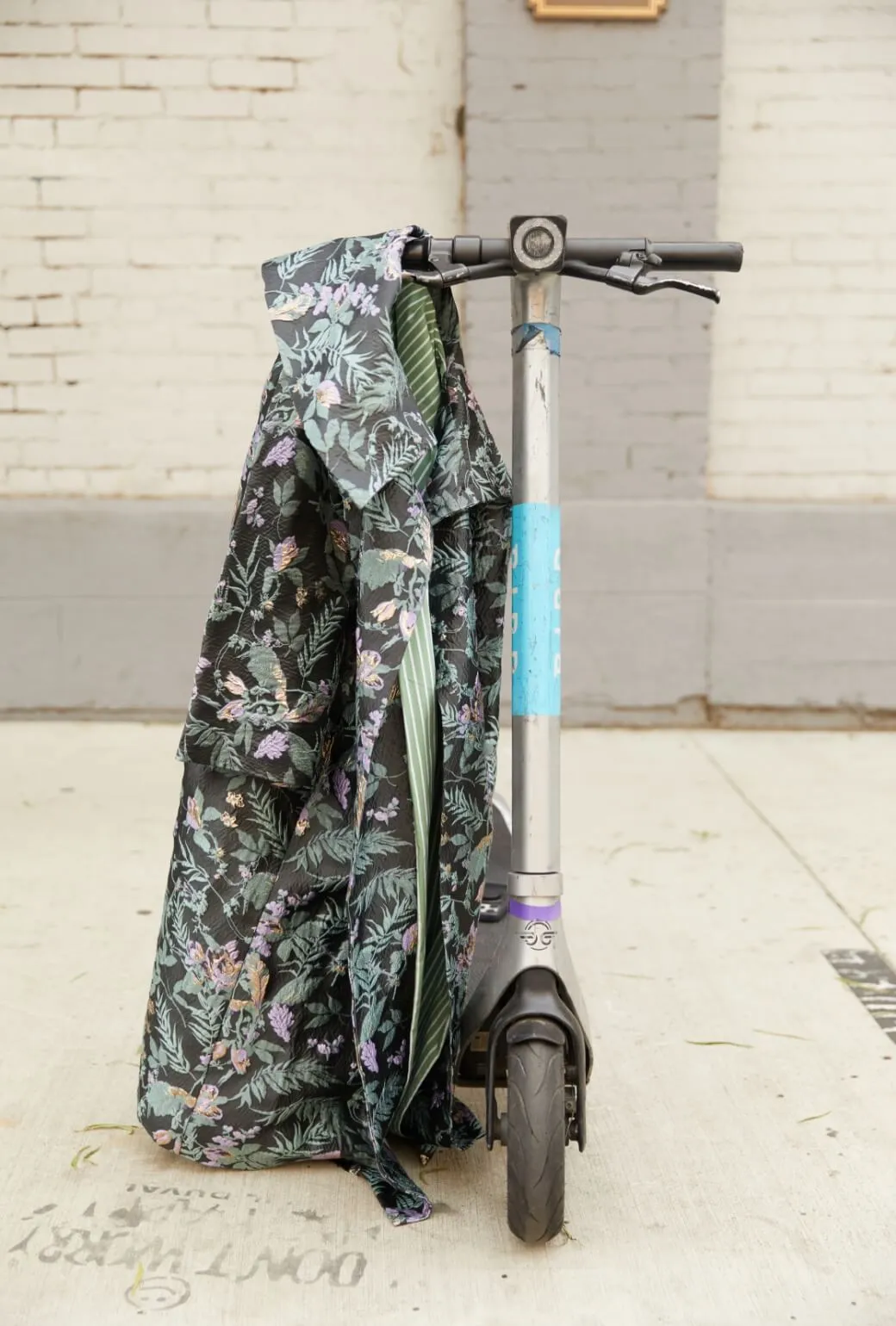 The Grace Coat - Sage & Lilac Brocade Sleek Layer Fit Trendy Feel