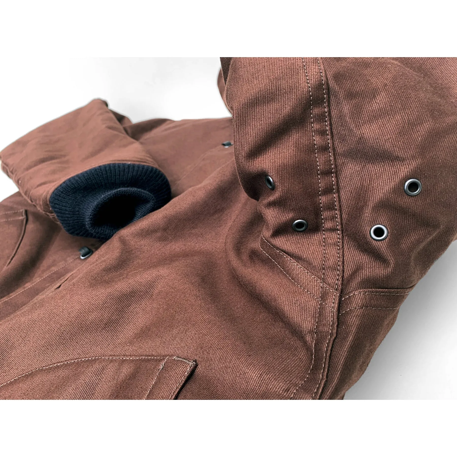 N-1H Deck Jacket Burnt Umber MagneticClosure Anti Pilling Surface
