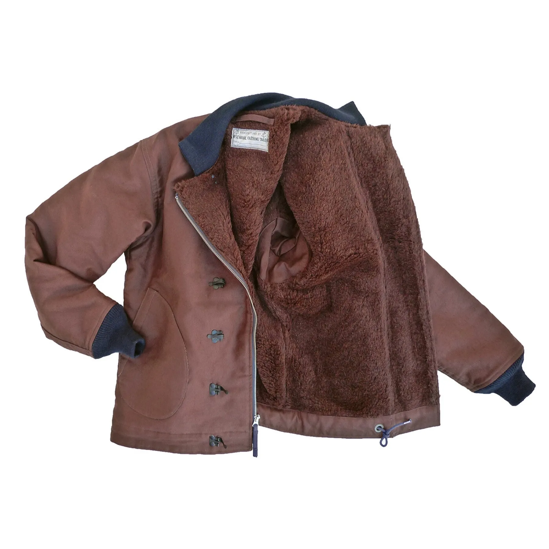 N-1H Deck Jacket Burnt Umber Weatherproof Barrier