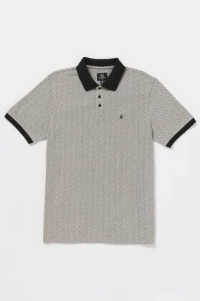 Office Wear Wear Resistant Edge Natural Stone Polo Short Sleeve Teak