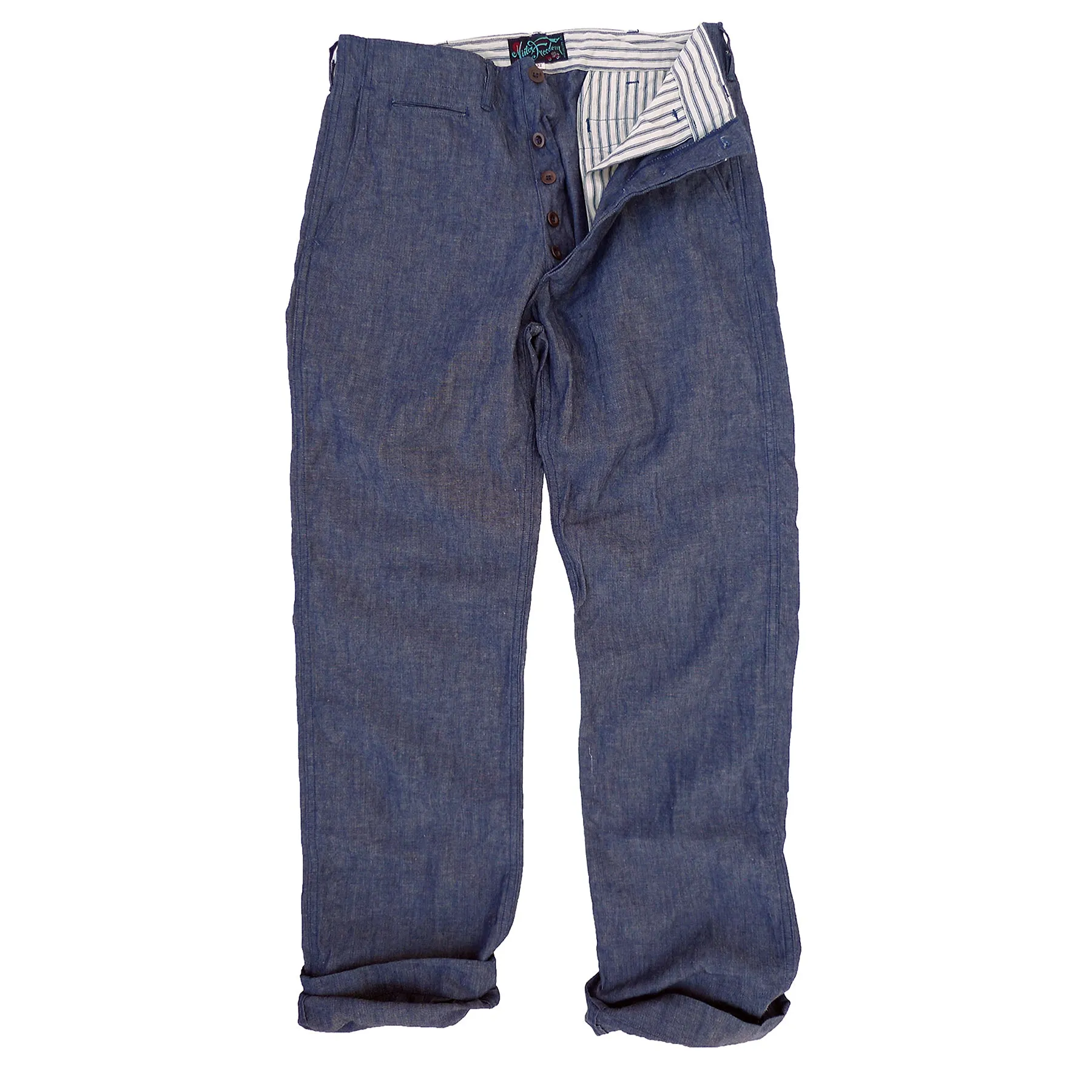 Naval Chinos Type No. 266ic - Chambray Breathable Lining