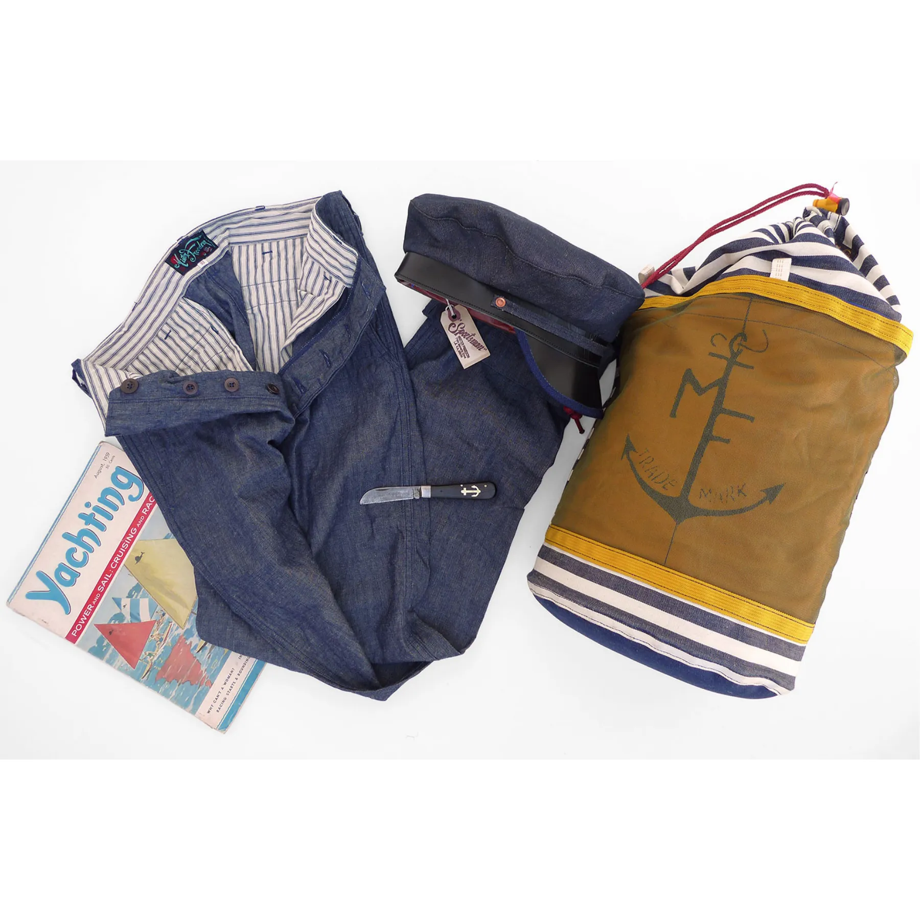 Naval Chinos Type No. 266ic - Chambray Anti Pilling Eco Friendly Material