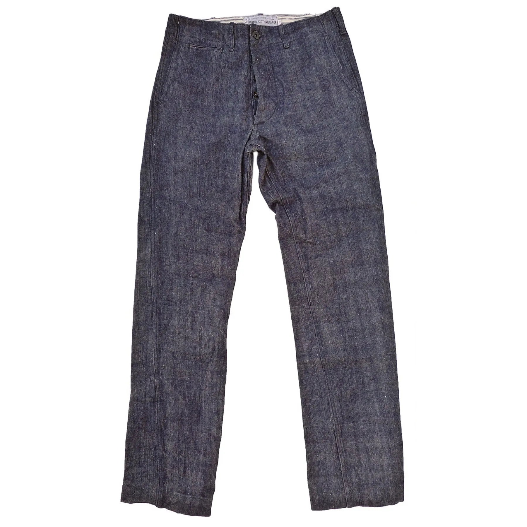 Naval "NCT" Chinos - Okinawa Denim - Warehouse Active Fit