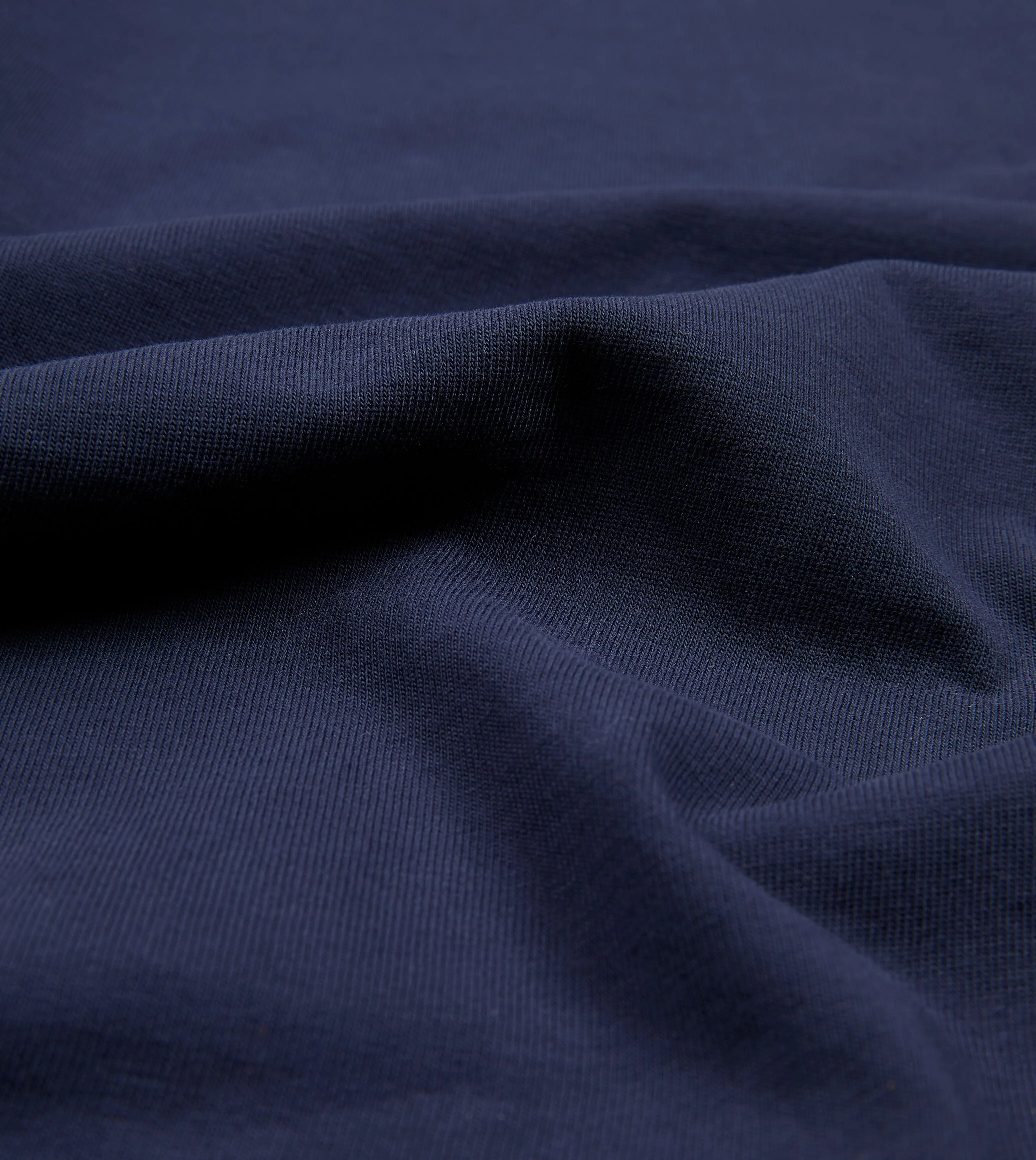 SoftTouchFinish Cozy And Warm Navy Cotton Crew Neck Hiking T-Shirt