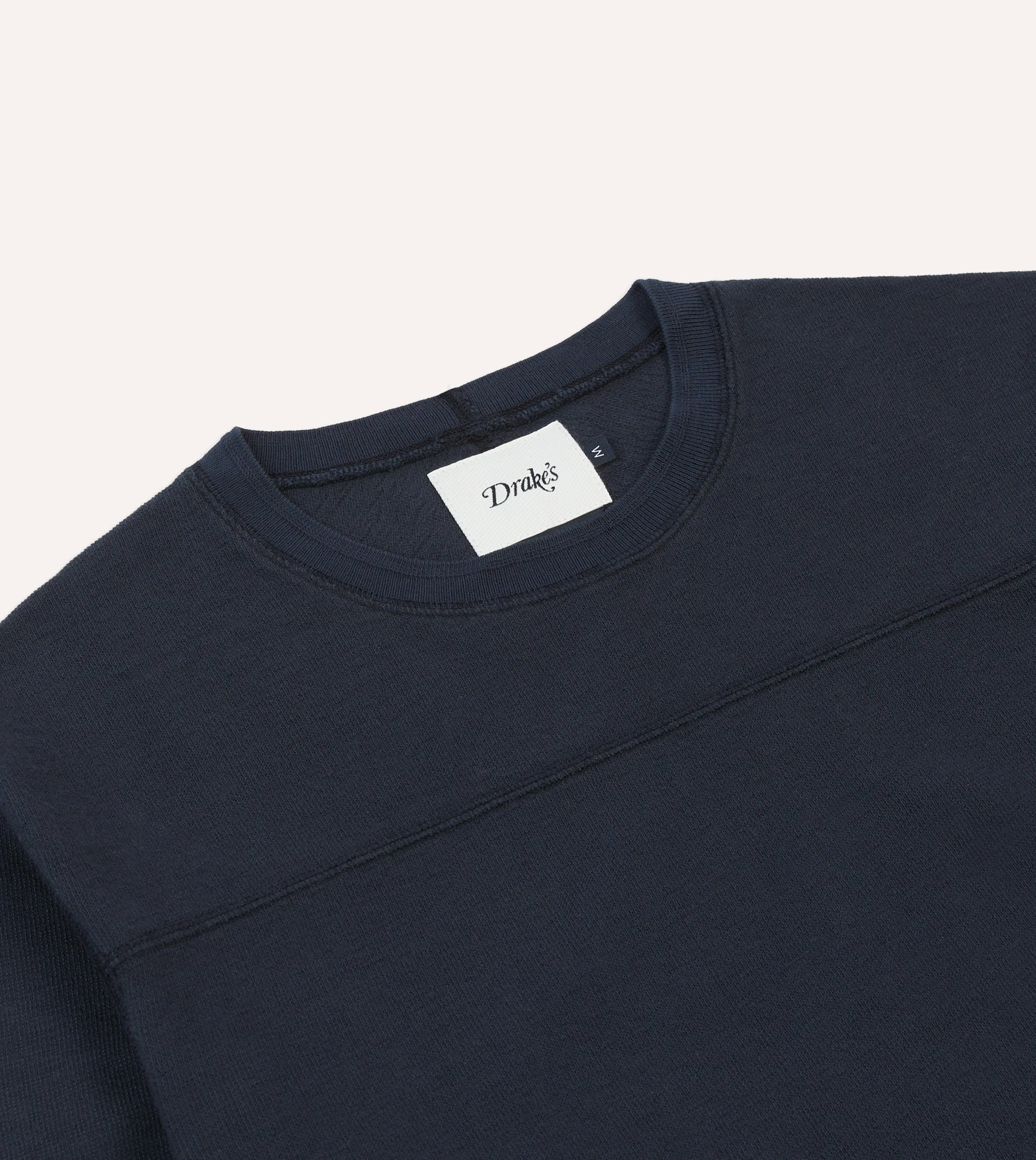 Navy Panelled Cotton Training T-Shirt certified Breathable Performance Fit