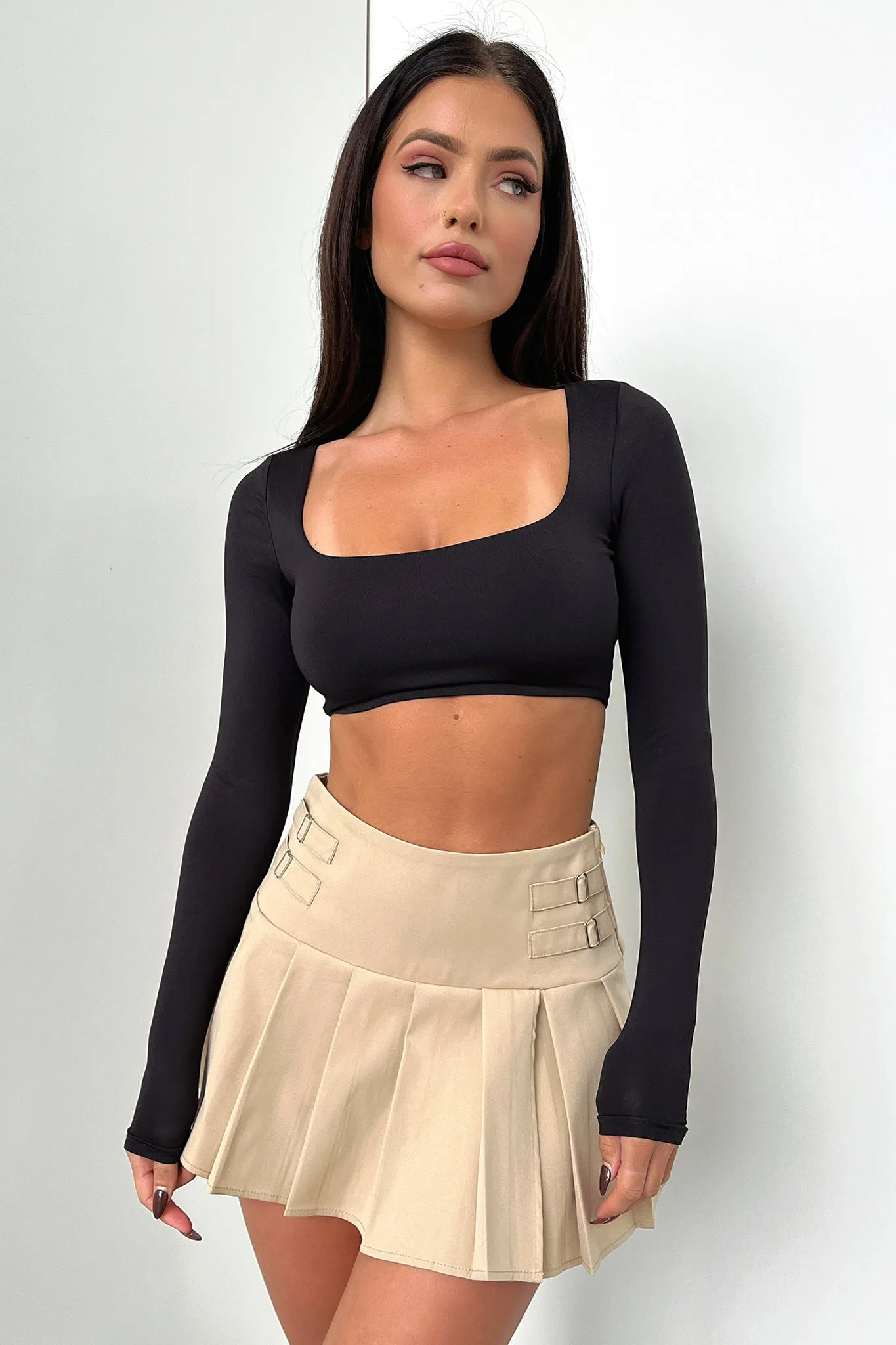 Keedan Skirt - Beige Casual Comfort