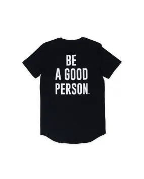 Fade Resistant Coating Signature Heavyweight Scallop T-Shirt - Black