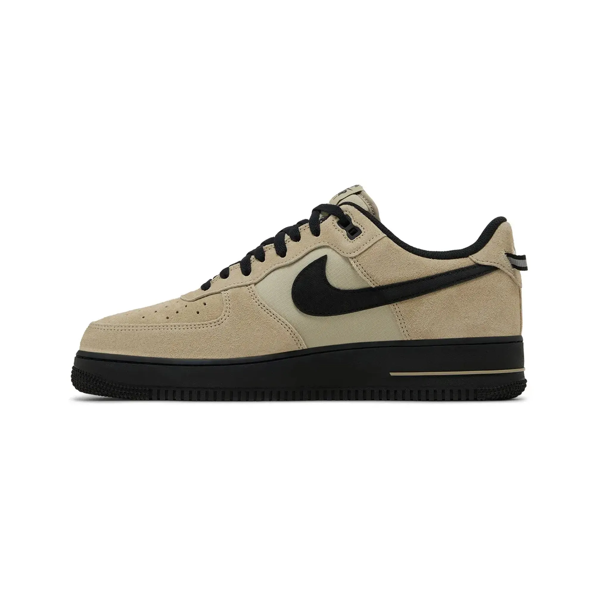Nike Air Force 1 Low '07 LV8 'Desert Khaki Black' (2025) Shock Dissipating Plate Elastic Band