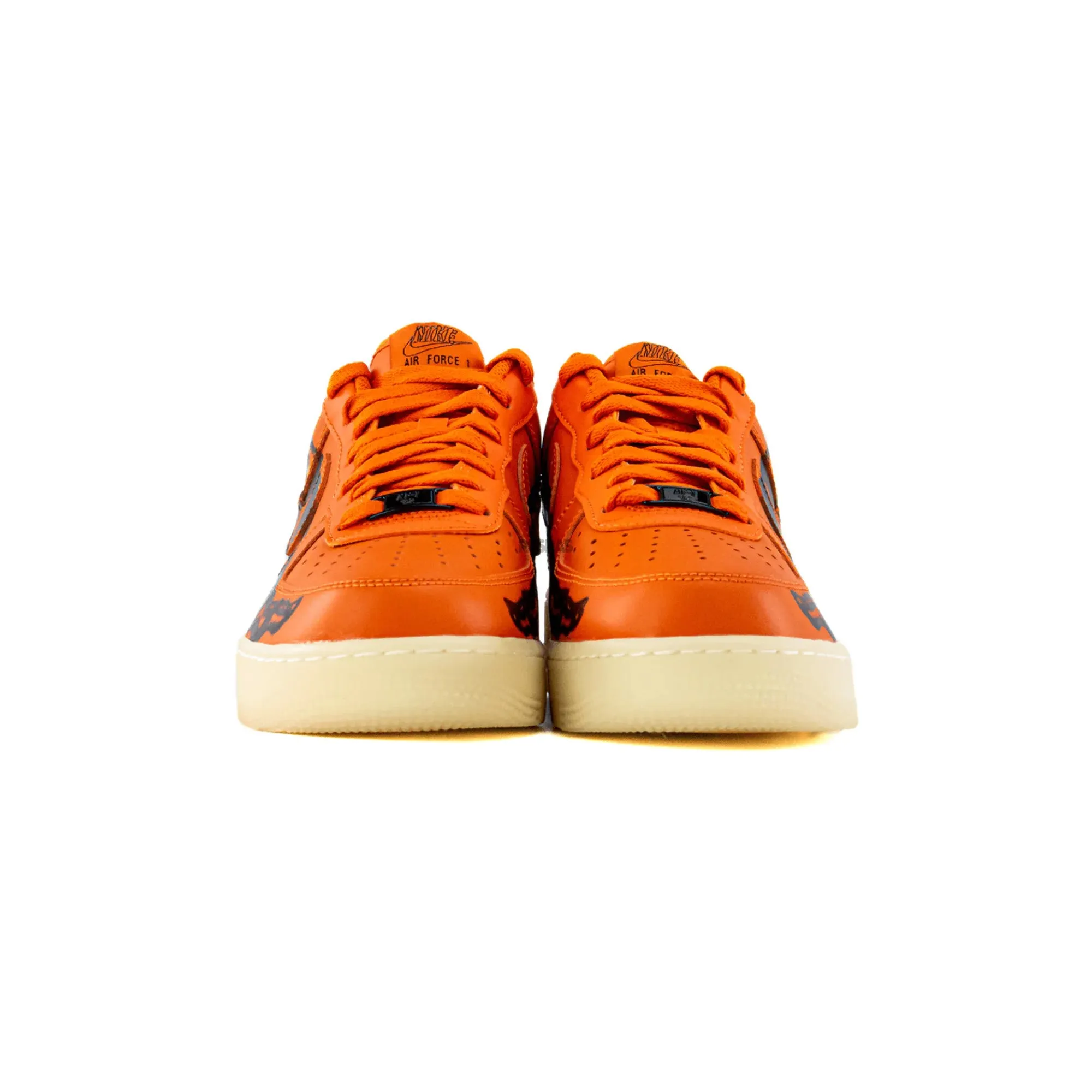Basic Tone Fashion Casual Nike Air Force 1 Low 'Orange Skeleton Halloween' (2020)