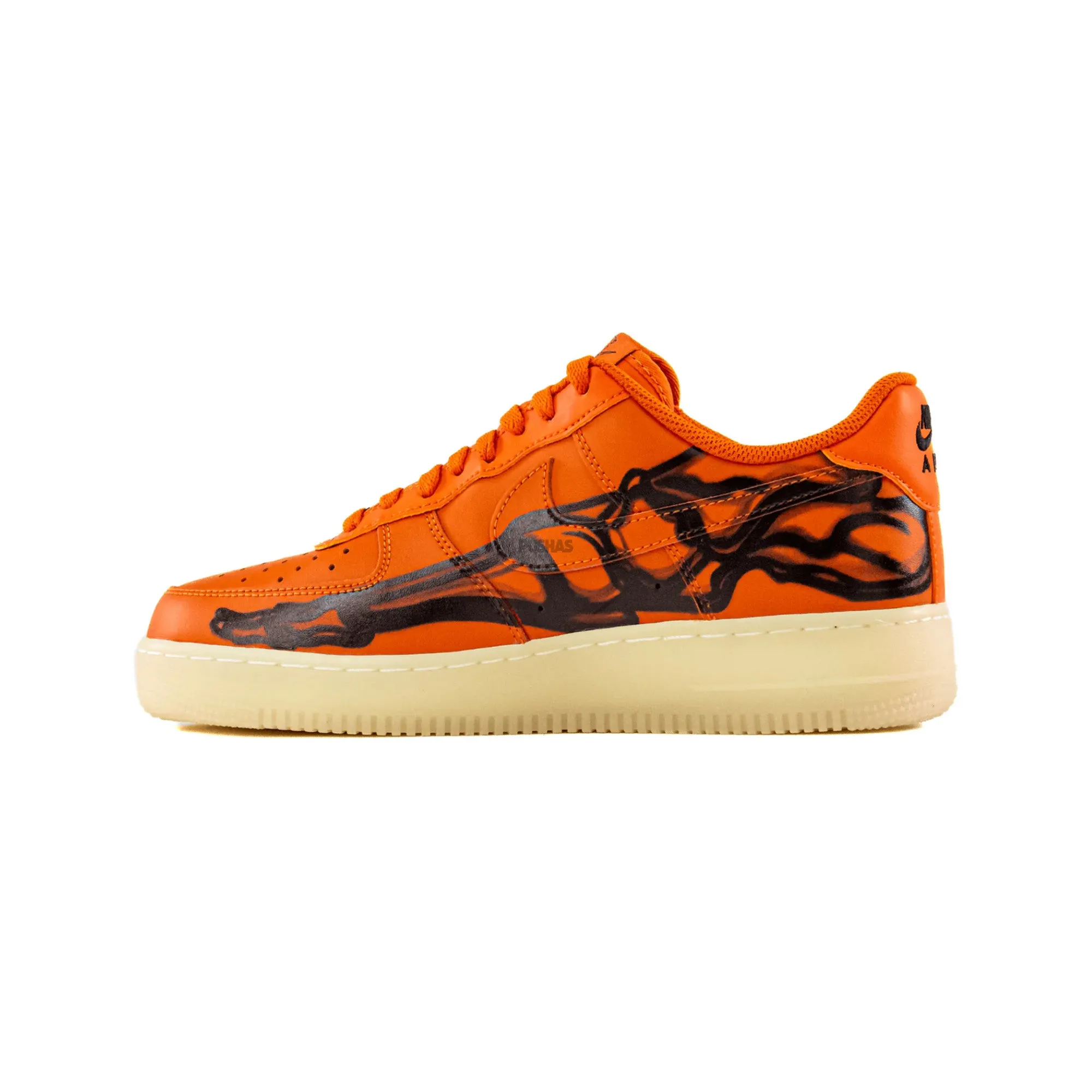 Moisture control Nike Air Force 1 Low 'Orange Skeleton Halloween' (2020)