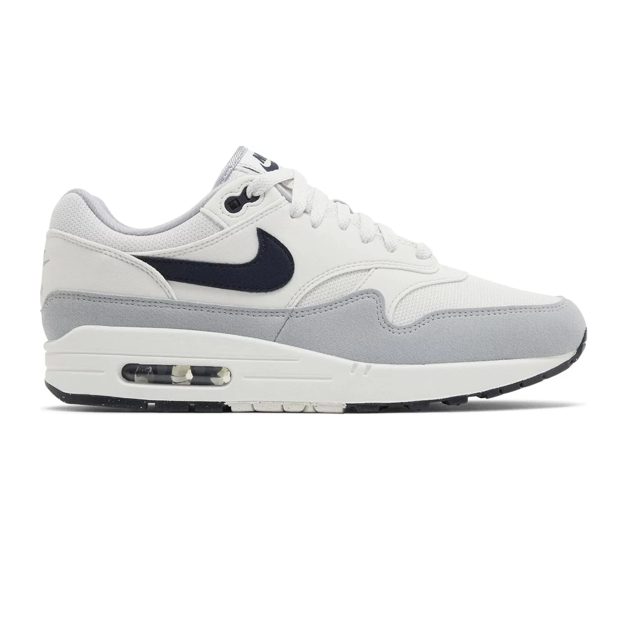 Moisture Wicking Sockliner Stable Path Nike Air Max 1 'Platinum Tint Dark Obsidian' (2024)
