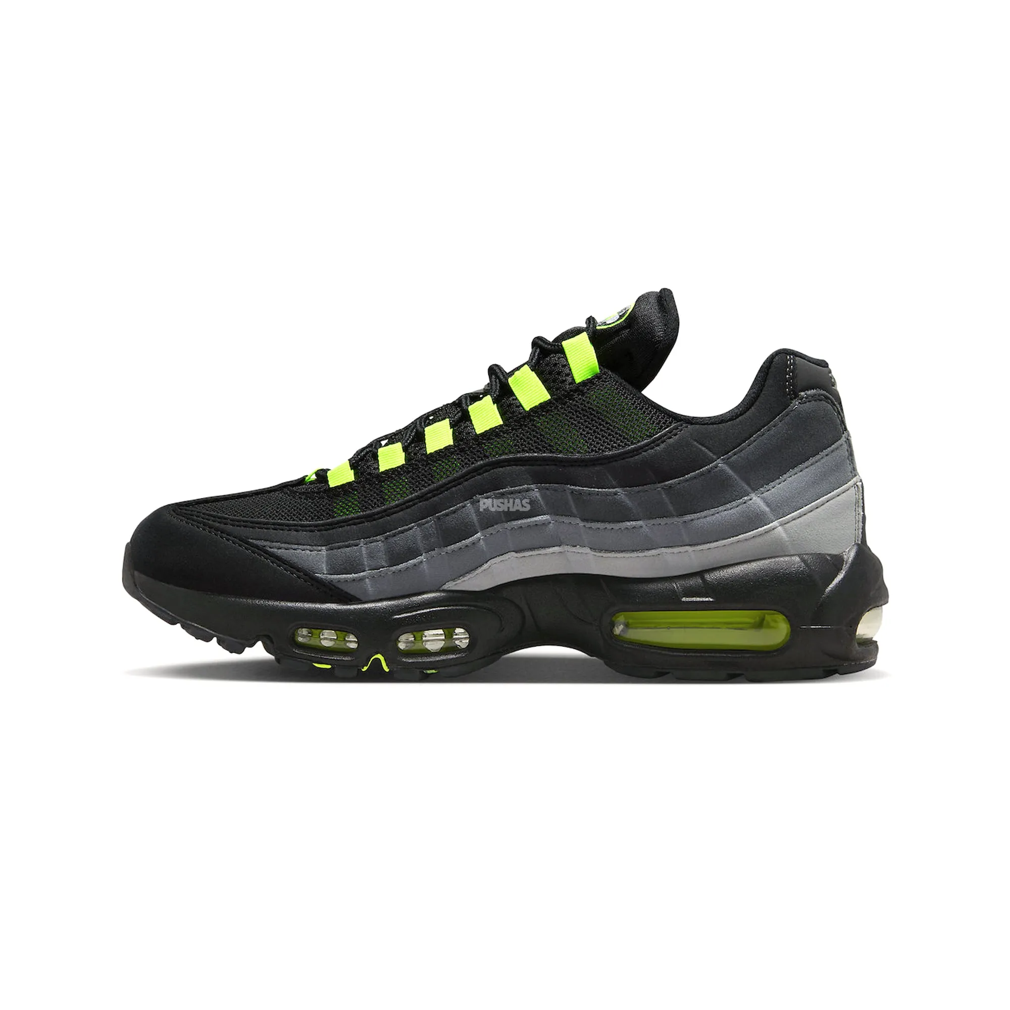 Nike Air Max 95 'Black Neon' (2023) retro look Stretch Gusset