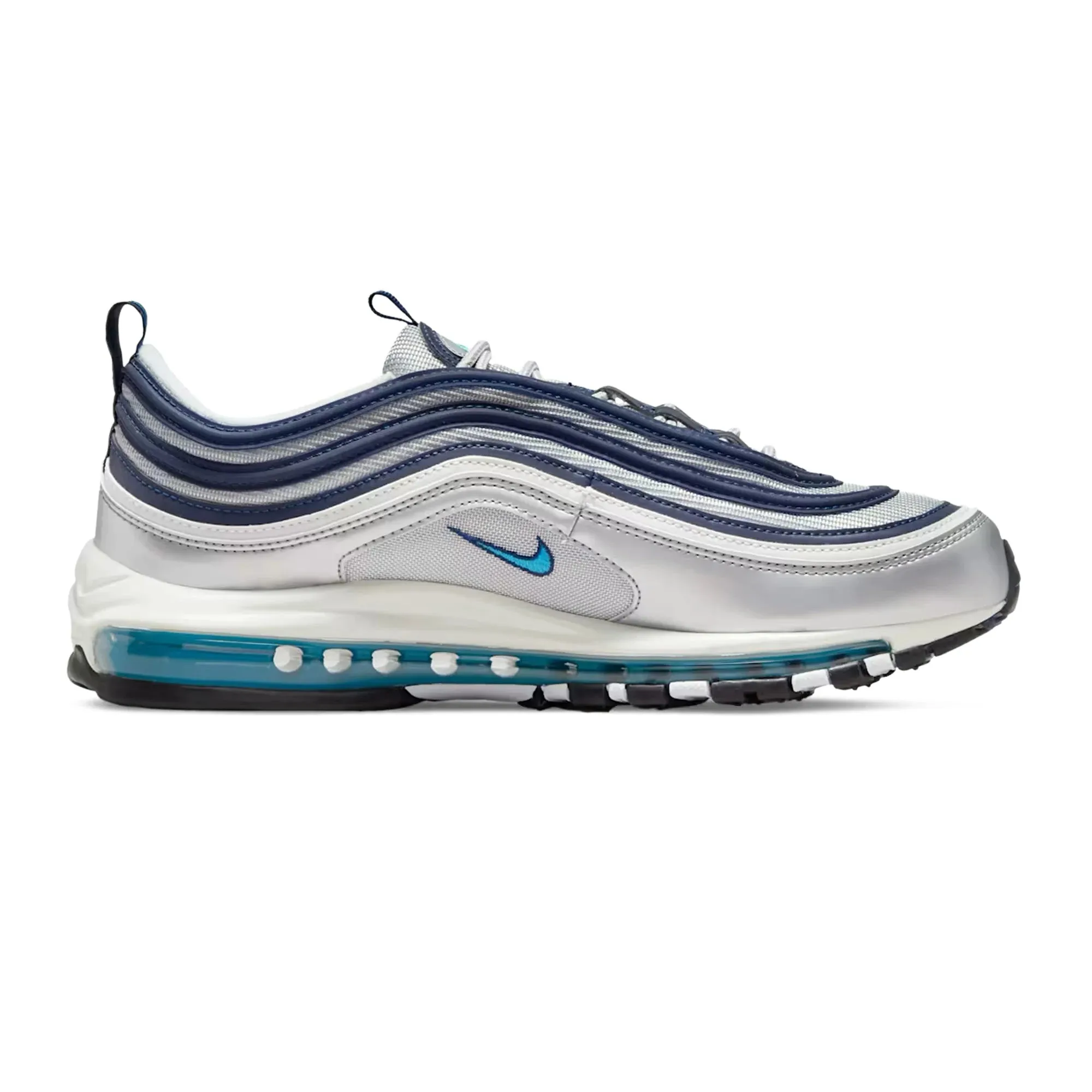 City Routine Active Everyday Nike Air Max 97 'Metallic Silver Chlorine Blue' (2022)