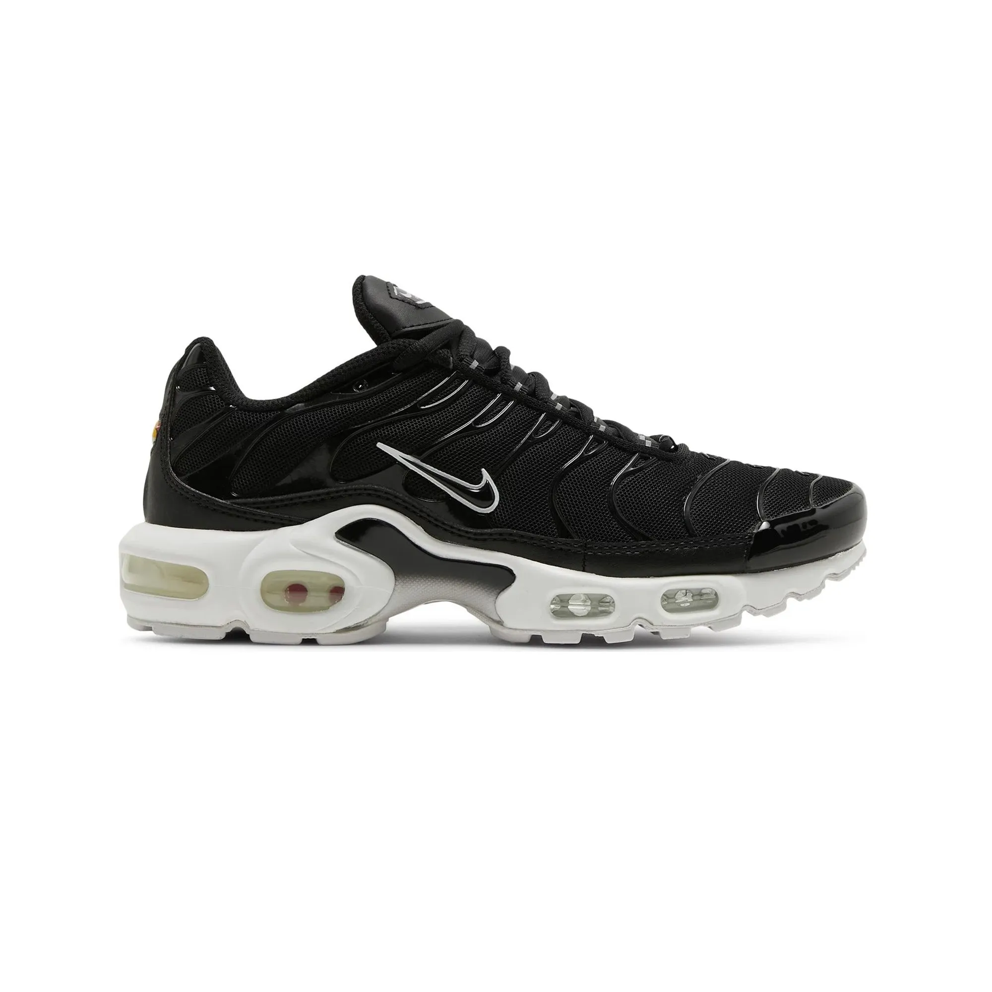 Knit Fabric Nike Air Max Plus TN 'Black White' Women's (2022)