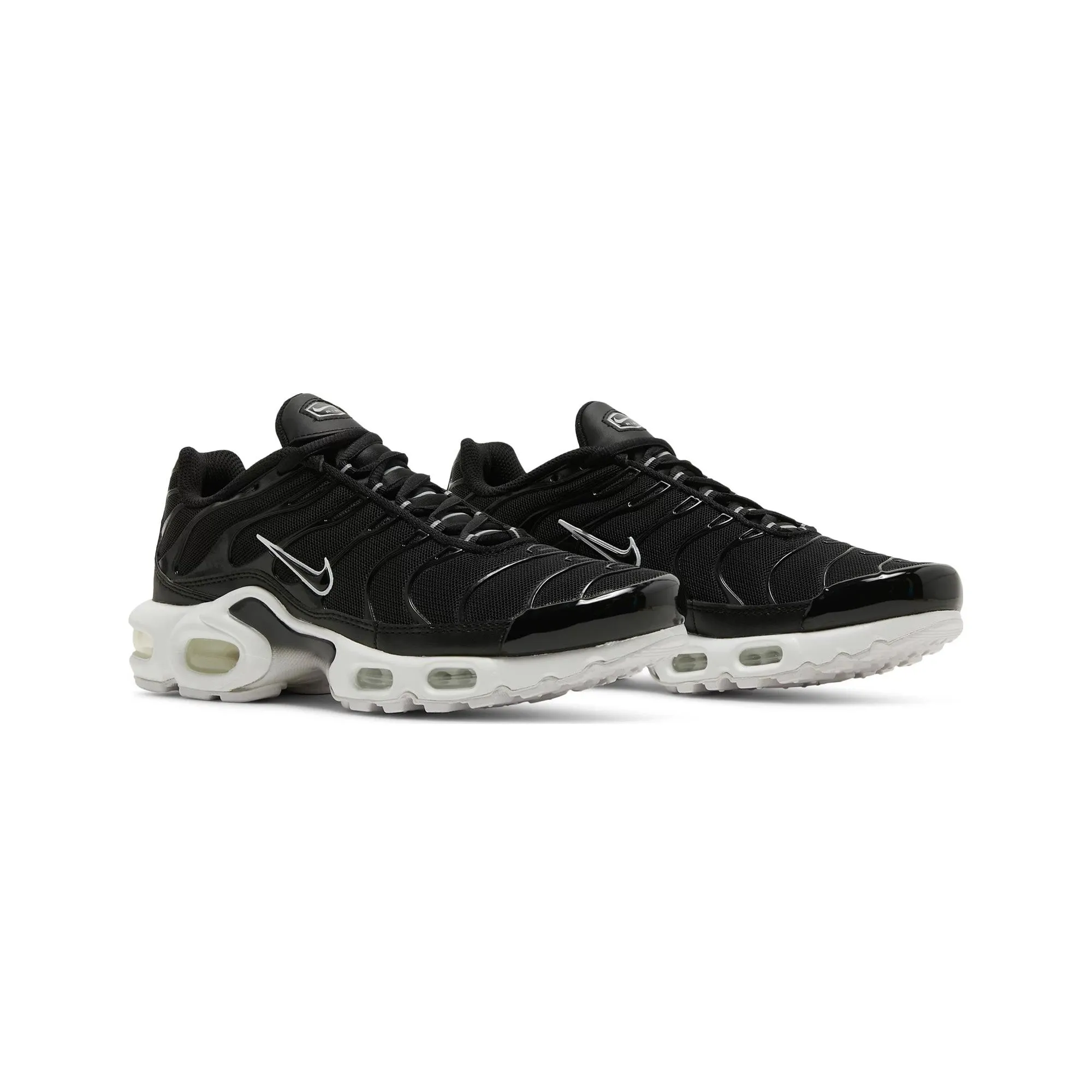 Nike Air Max Plus TN 'Black White' Women's (2022) Versatile Footwear MidTop