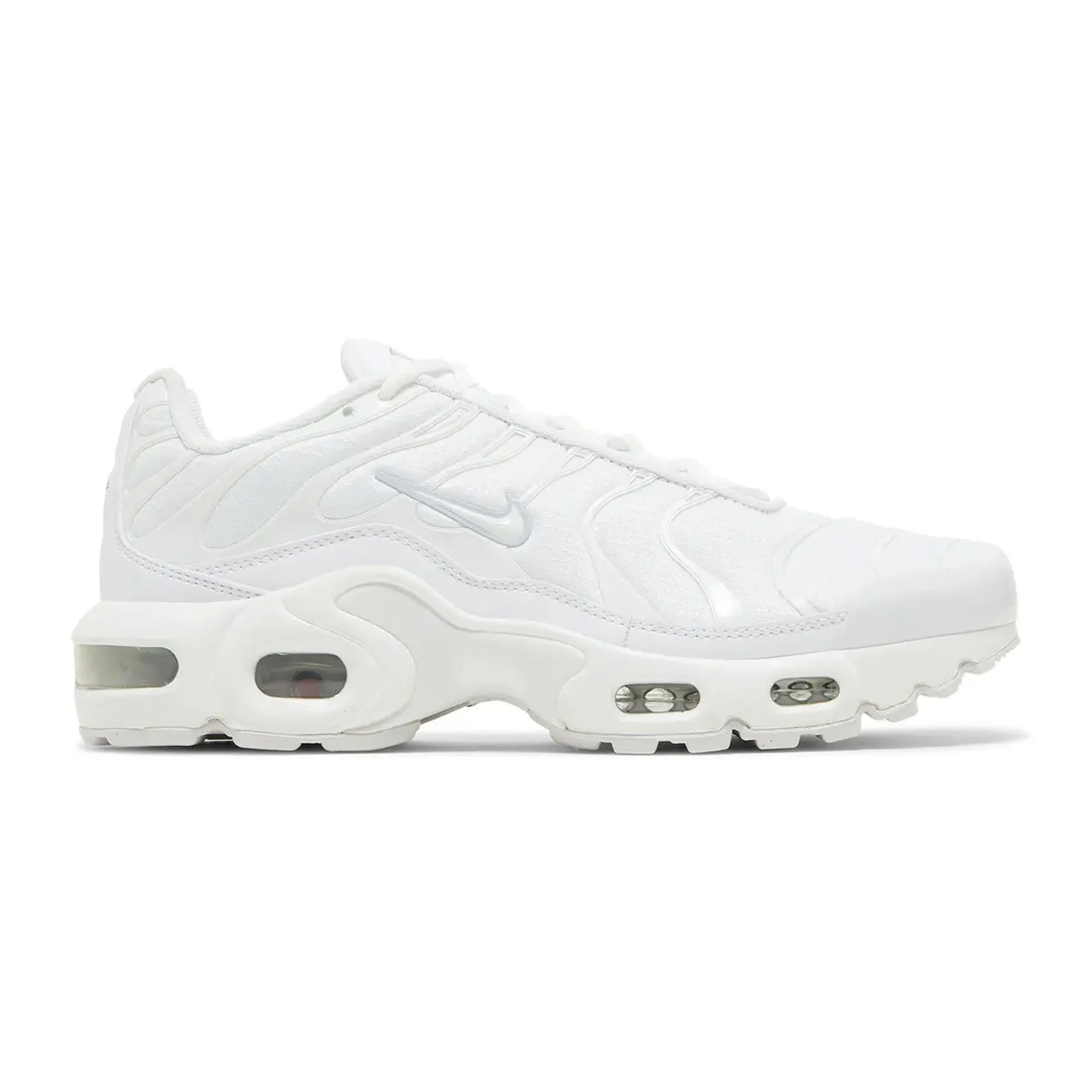 Good Traction Nike Air Max Plus TN 'White Metallic Silver' GS (2014)