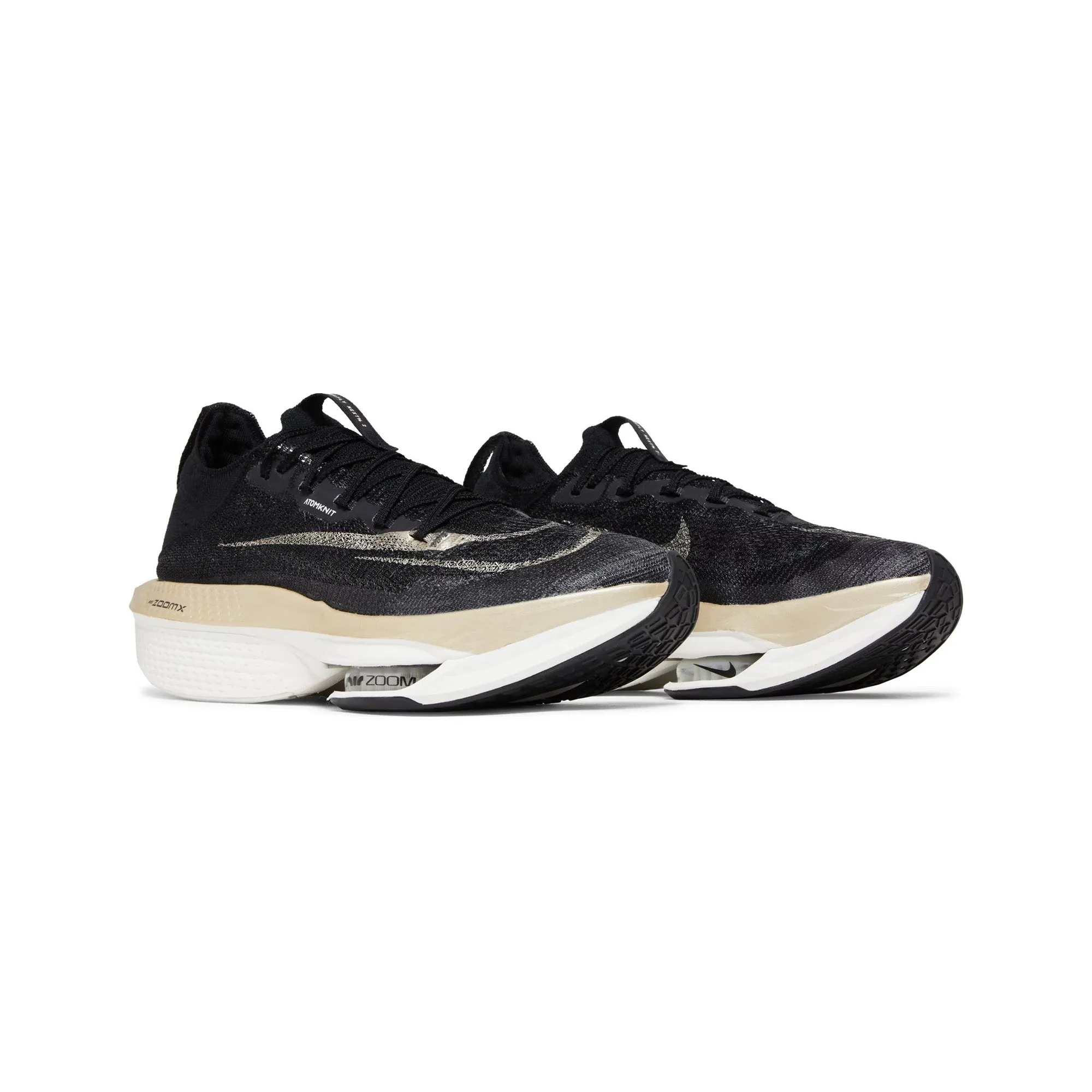 Nike Air Zoom Alphafly NEXT% 2 'Black Metallic Gold Grain' Women's (2023) Anti Friction Collar